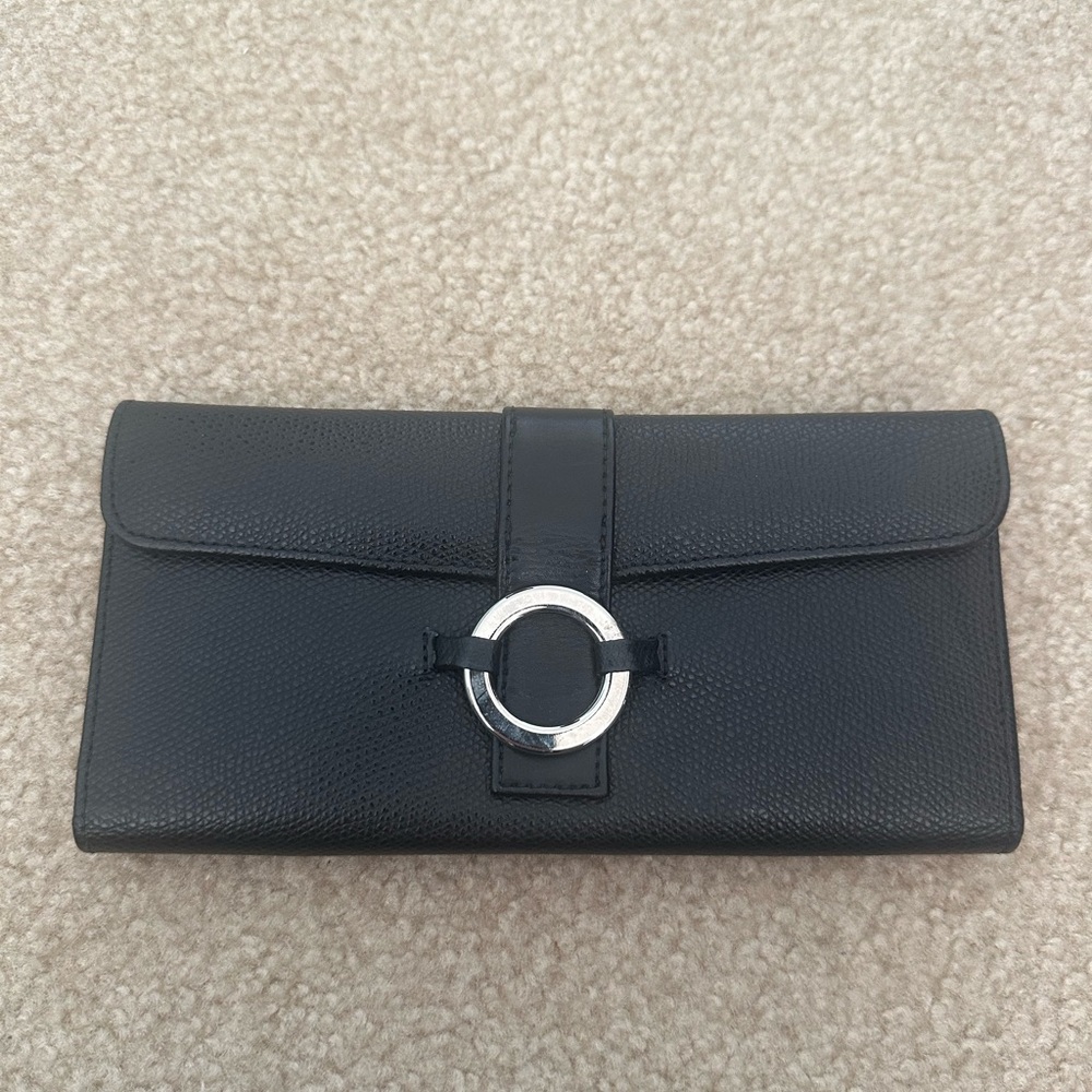 Nordstrom Black and Silver Wallet